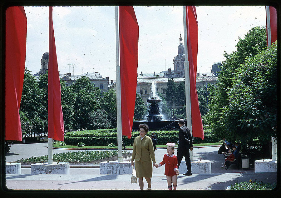 1258 Москва 1969 года в объективе американского фотографа